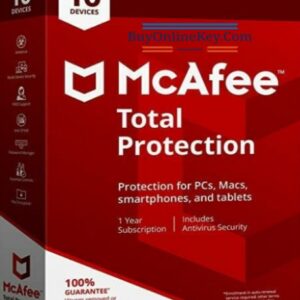 McAfee, Total Protection, 10 User, 1 Year, Single Key