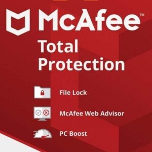 Mcafee, Total Protection, 1 PC, 1 Year