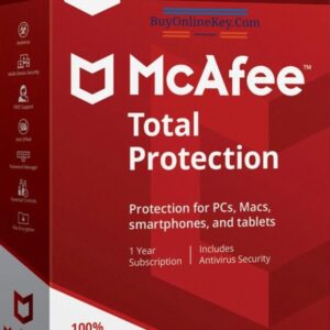 Mcafee, Total Protection, 5 User, 1 Year, Single key