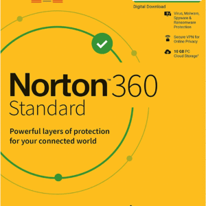 Norton, 360 Standard, 1 User 3 Year, Total Security