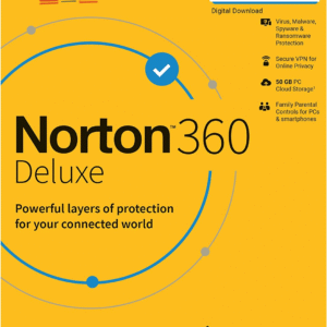 Norton, 360 Deluxe, 3 Devices 3 Year, Total Security