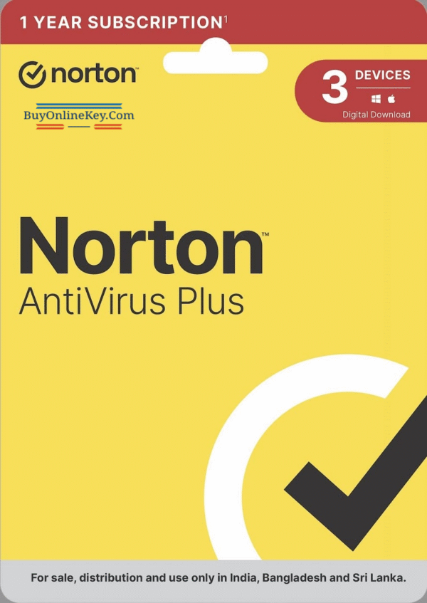 Norton, Antivirus Plus, 3 User 1 Year