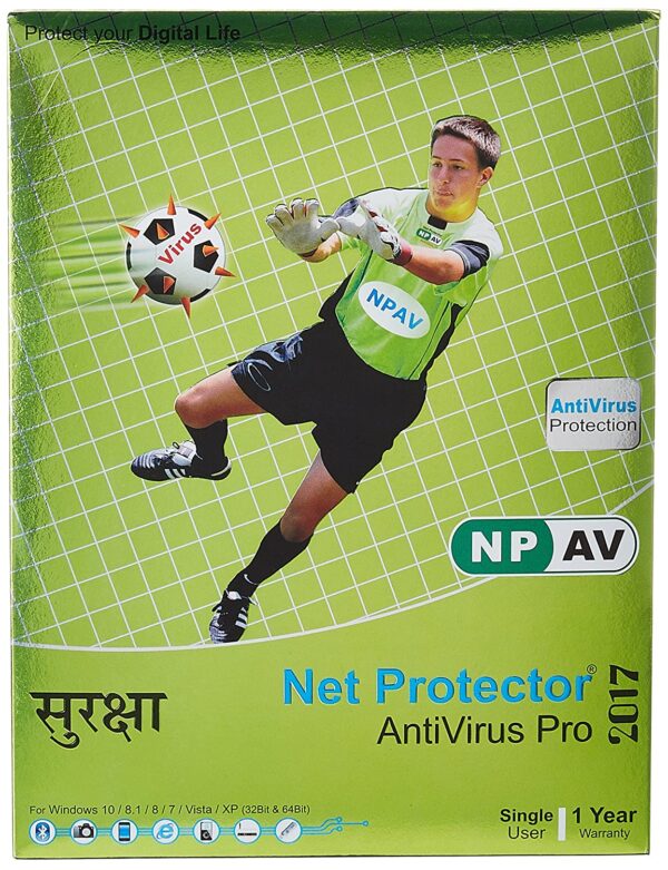 Renew, NPAV Net Protector, Antivirus Pro, 1 User, 1 Year