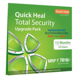 Renewal, Quick Heal Total Security, 10 User, 1 Year