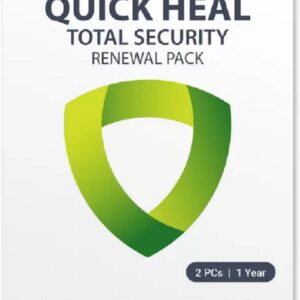 Renewal, Quick Heal, Total Security, 2 PC 1 Year