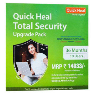 Renewal, Quick Heal Total Security, 10 Users, 3 Years