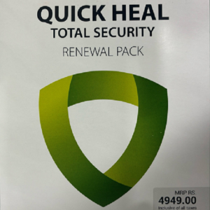 Renewal, Quick Heal, Total Security, 2 PC 3 Year