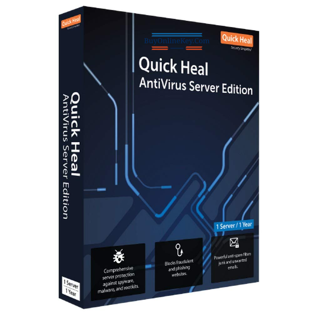 Quick Heal, Antivirus Server Edition, 1 Server, 1 Year