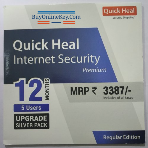 Renewal, Quick Heal Internet Security Premium, 5 PC, 1 Year
